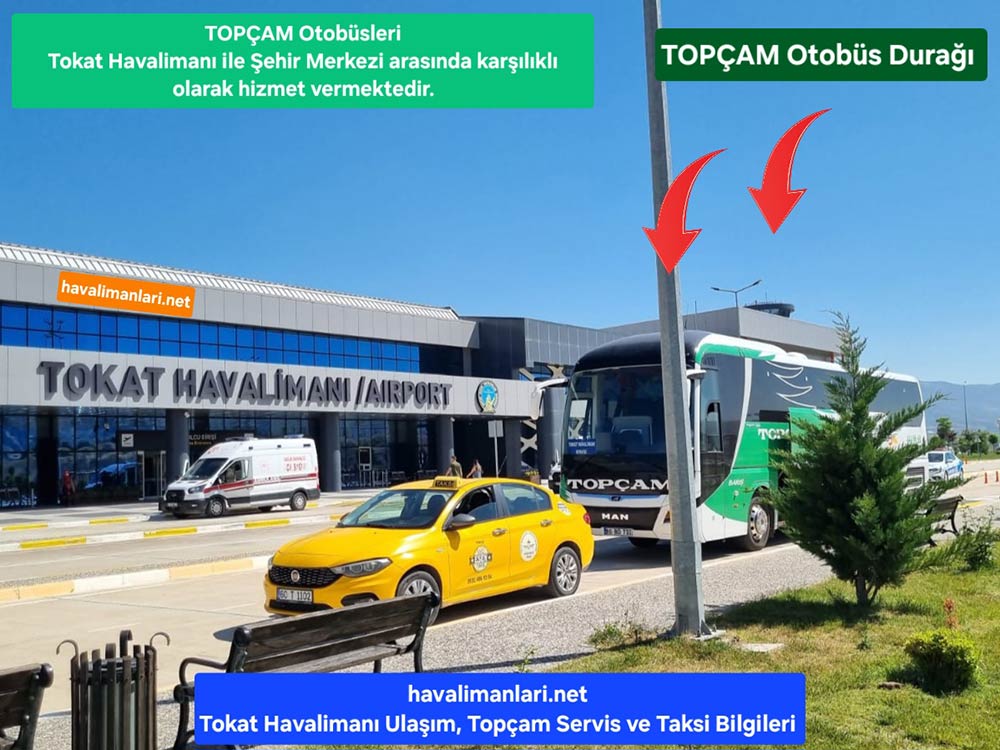 Tokat Havaalanı Otobüs Durağı ve Otobüs Saatleri